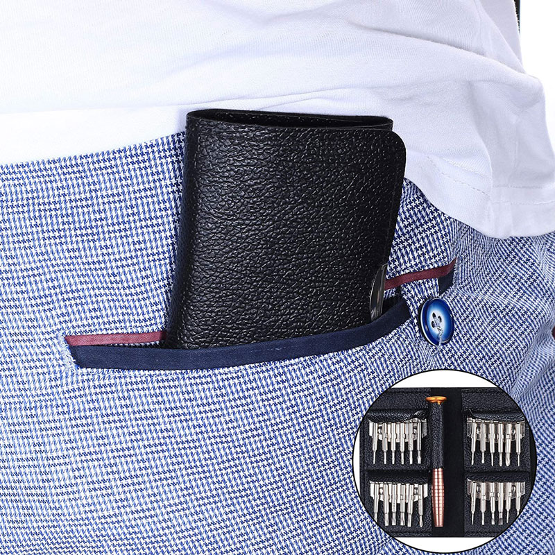 25 in 1 Mini Precision Screwdriver Pocket Repairing Pocket Wallet Tool Kit - Image 3
