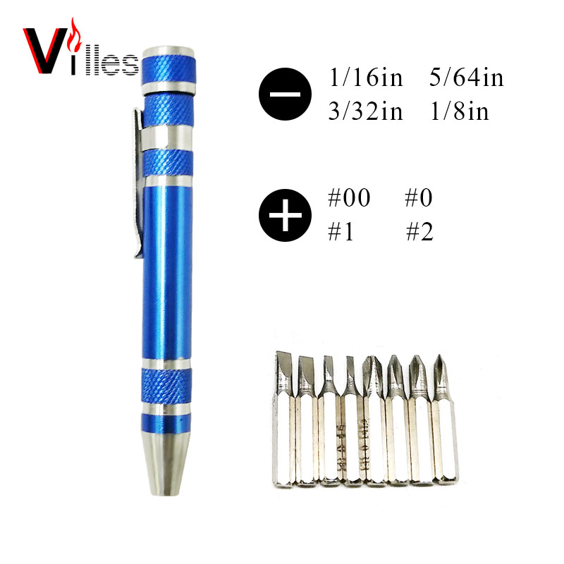 8 in 1 Pocket Precision Mini Screwdriver Pen Multi-purpose DIY Repair - Image 3